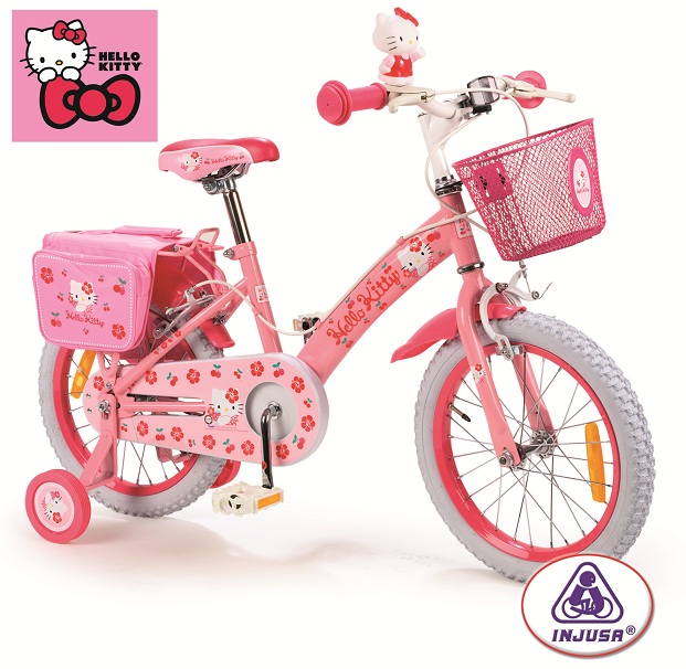Tegenwerken kwaliteit 945 Injusa Hello Kitty 16 inch Kinderfiets - Buitenspeelgoed Winkel